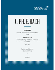 Carl Philipp Emanuel Bach : Concerto en Sol majeur in G - Wq 169