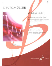 Freidrich Burgmüller : 20 Petites Etudes Cahier 2