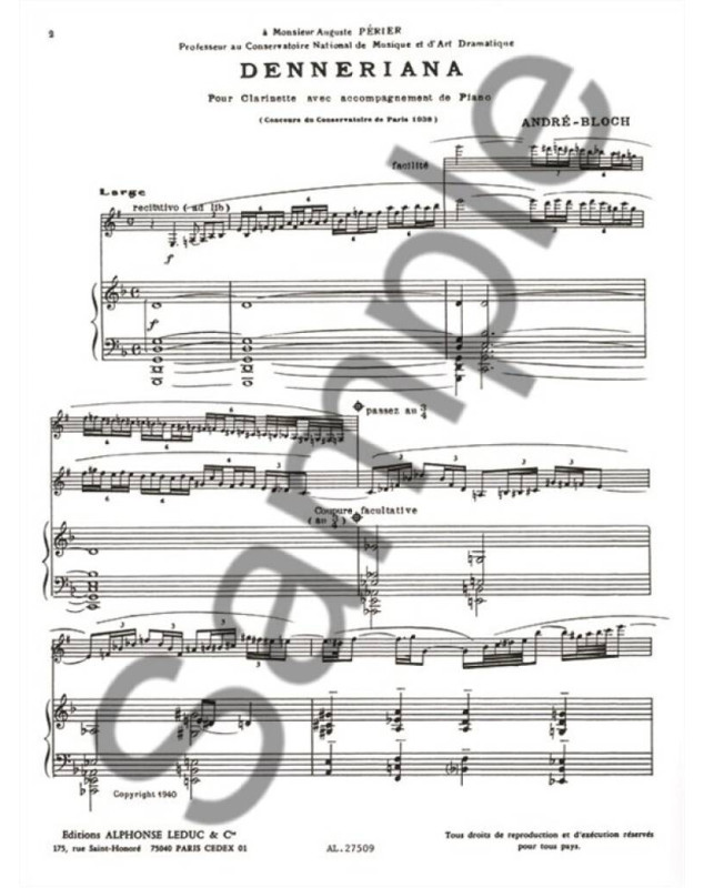 André Bloch : Denneriana