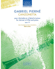 Gabriel Pierné : Canzonetta Opus 19