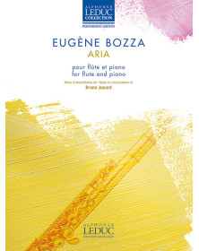 Eugène Bozza : Aria Pour Flûte traversière et Piano
