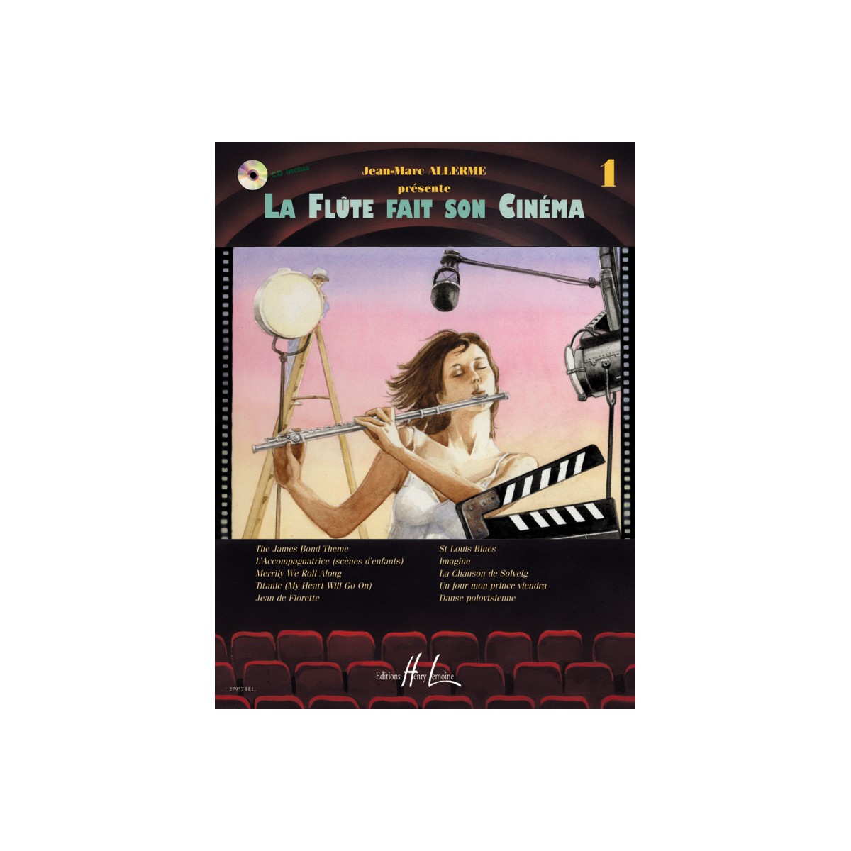 La Flûte fait son cinéma Vol.1 - J.M. Allerme - Editions Henry Lemoine