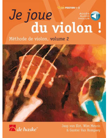 Will Meuris :  Je joue du violon ! Volume 2 - Méthode + Audio - éditions De Haske