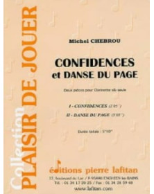 Confidences et Danse du Page - Clarinette - Michel Chebrou - Pierre Lafitan