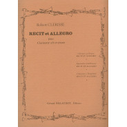 Robert Clérisse : Recit Et Allegro