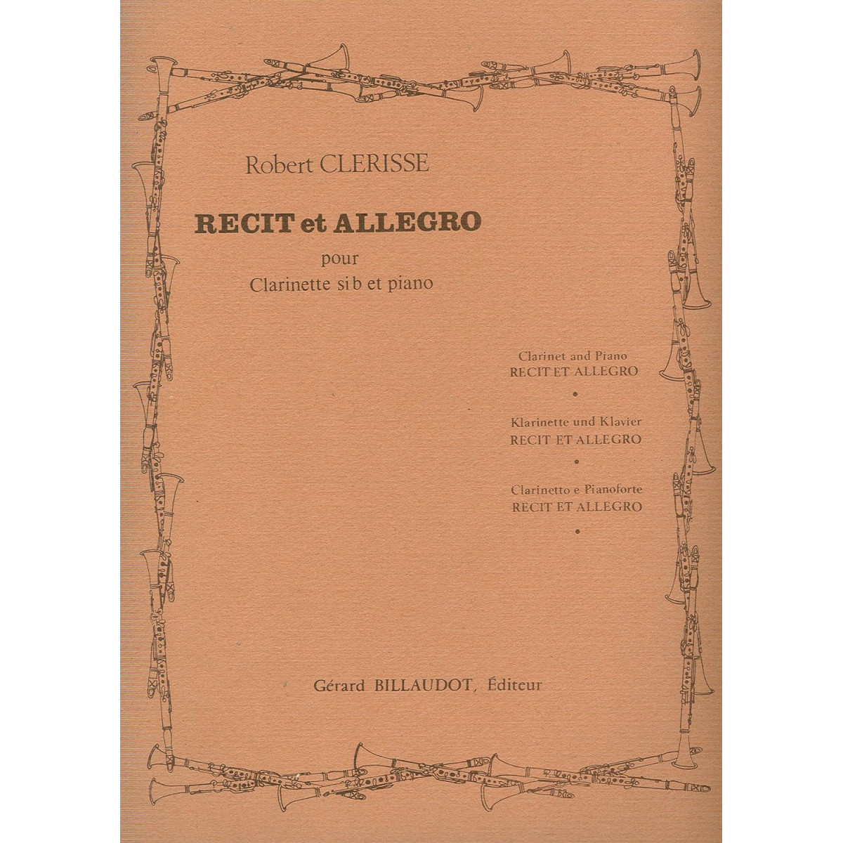 Robert Clérisse : Recit Et Allegro