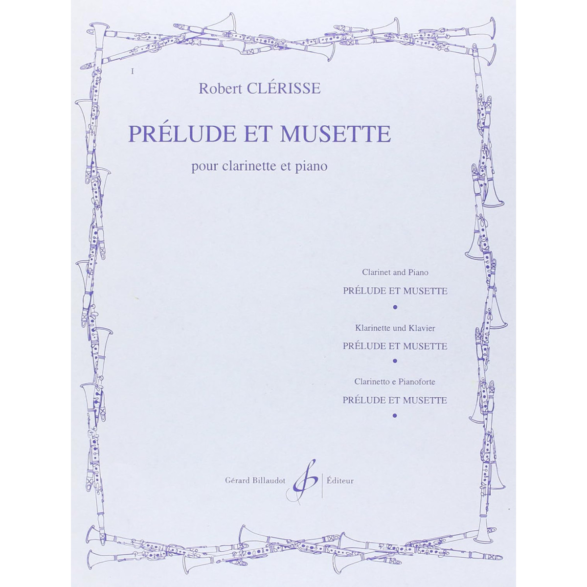 Robert Clérisse : Prélude Et Musette