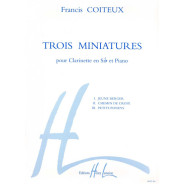 Francis Coiteux : Trois (3) Miniatures