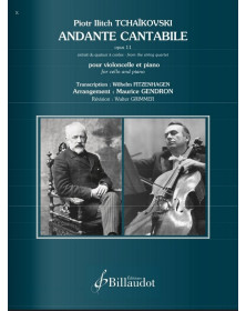 Piotr Ilitch TCHAÏKOVSKI : Andante cantabile, op. 11