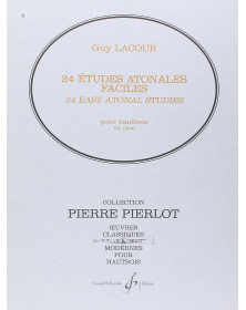 Guy Lacour : 24 Etudes Atonales Faciles - Hautbois