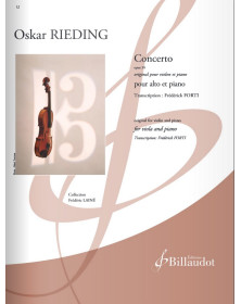 Oskar Rieding : Concerto Op. 34