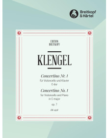 Julius Klengel : Concertino n° 1 en Do Majeur op. 7