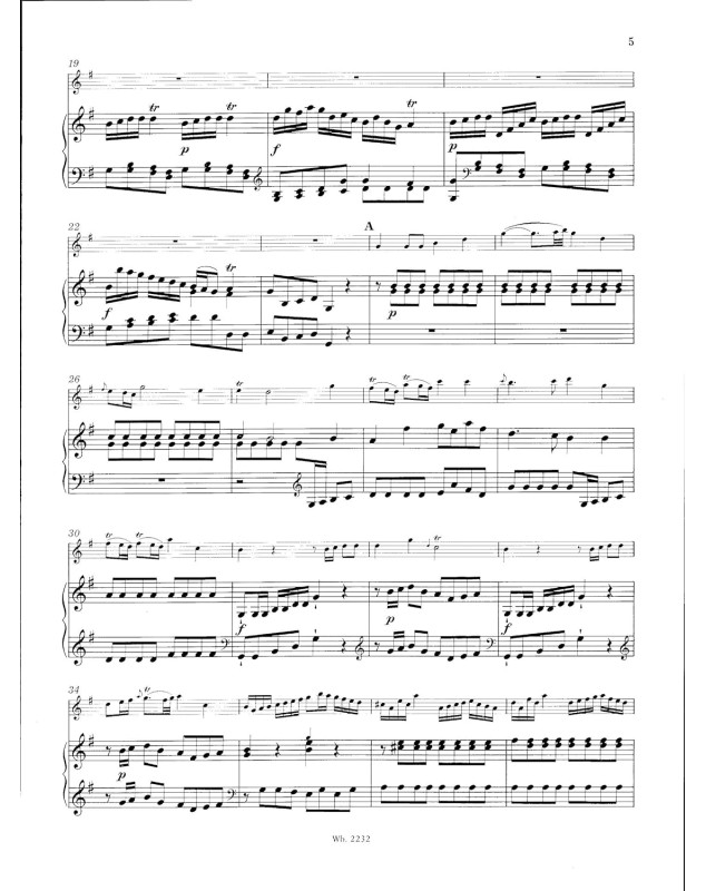 Quantz : Concerto pour Flûte en Sol majeur QV 5:174