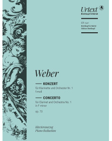 Carl Maria von Weber : Concerto pour Clarinette N°1 en fa mineur Op. 73