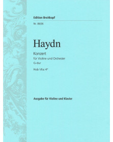 Franz Joseph Haydn : Concerto pour Violon en Sol Majeur Hob. 7a : 4