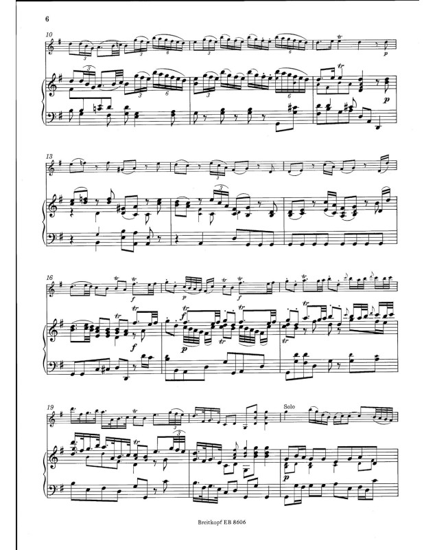 Franz Joseph Haydn : Concerto pour Violon en Sol Majeur Hob. 7a : 4