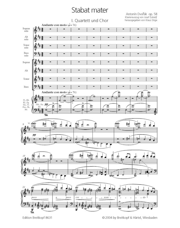 Antonín Dvořák : Stabat Mater Op.58