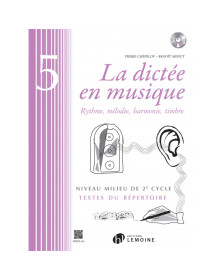 La dictée en musique Vol. 5 (élève) - Editions Henry Lemoine
