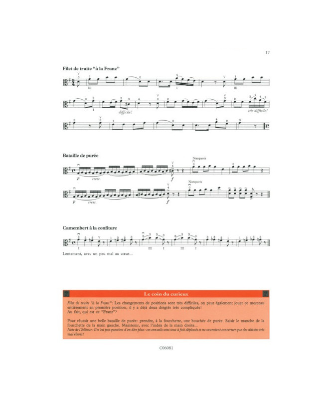 Méthode d'alto Vol.2 - Claude-Henry Joubert - Editions Combre