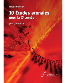 Claude Crousier : 10 études atonales pour la 2eme année
