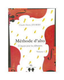 Méthode d'alto Volume 1 - Claude-Henry Joubert - Editions Combre