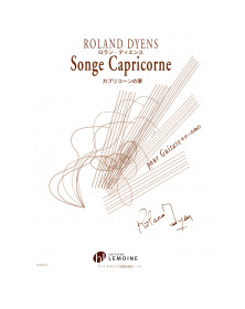 Songe Capricorne - Roland Dyens - Guitare - Editions Henry Lemoine