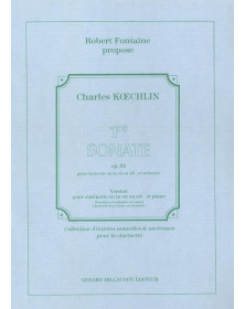 Charles Koechlin : Sonate N°1 Opus 85