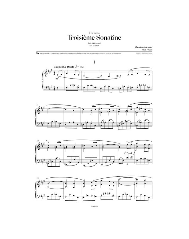 Sonatine n°3 Op.12