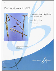 Paul-Agricole Genin : Fantaisie Sur Rigoletto