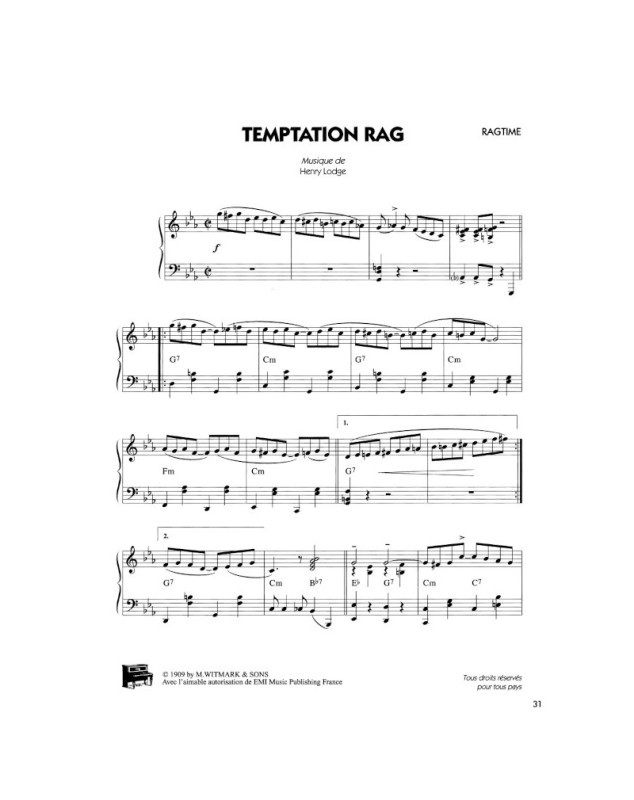 Piano Bar Volume 3 : Ragtimes, Blues, Tangos