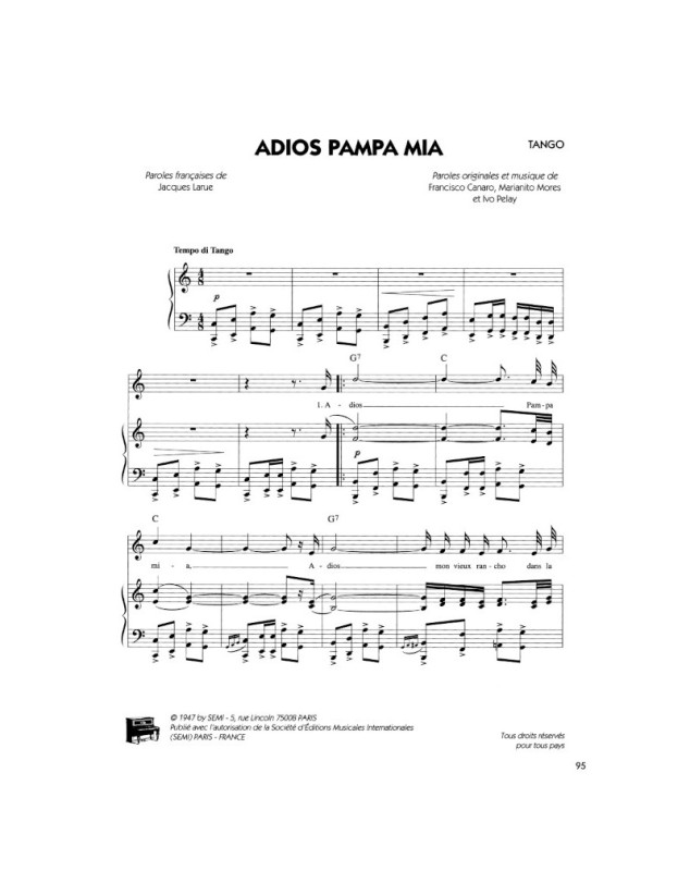 Piano Bar Volume 3 : Ragtimes, Blues, Tangos