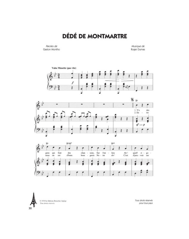 Paris, Ses Chansons
