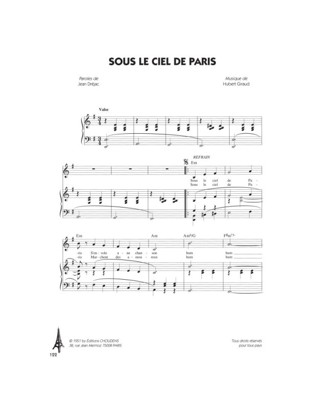 Paris, Ses Chansons