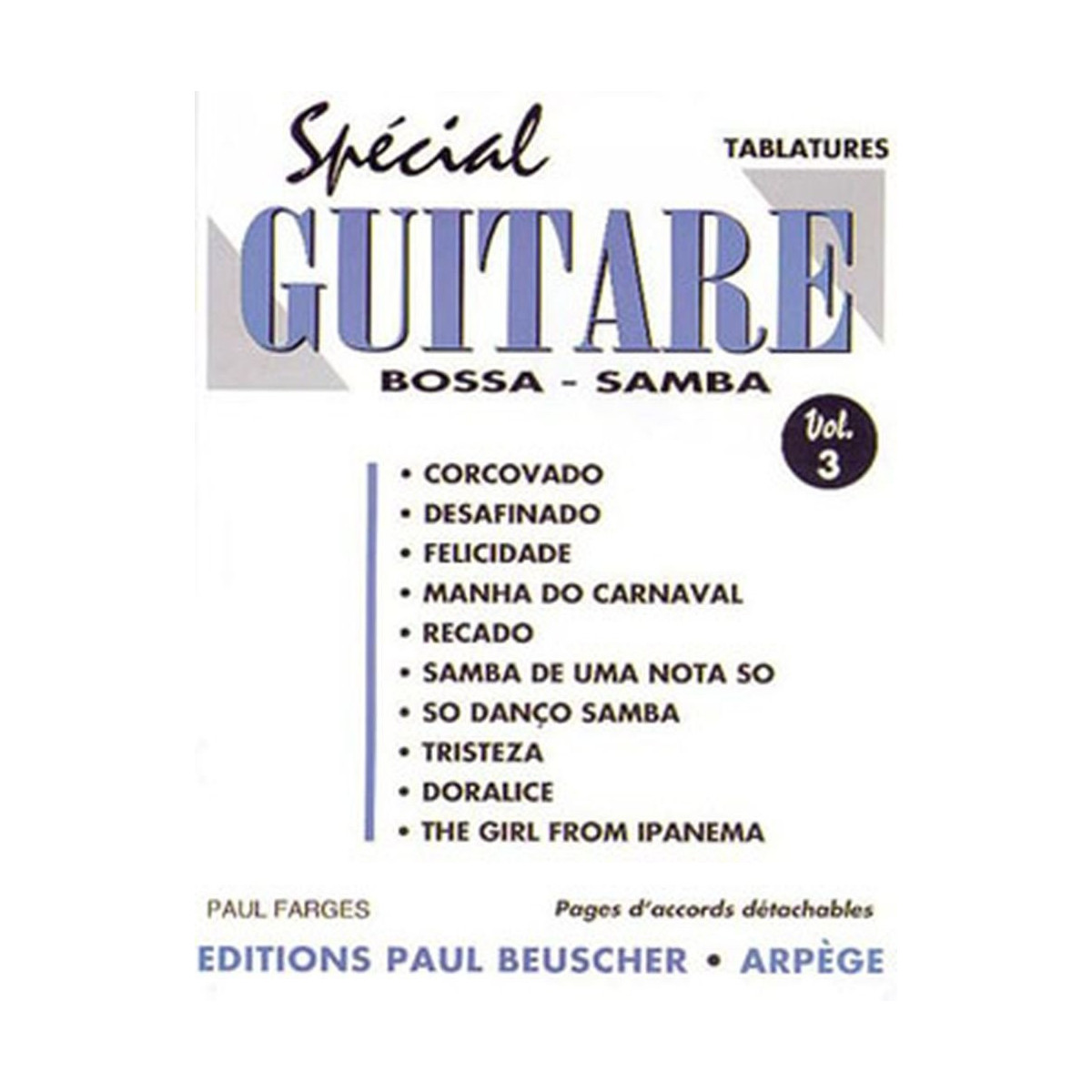 Paul Farges : Spécial Guitare n°3 - Editions Paul Beuscher