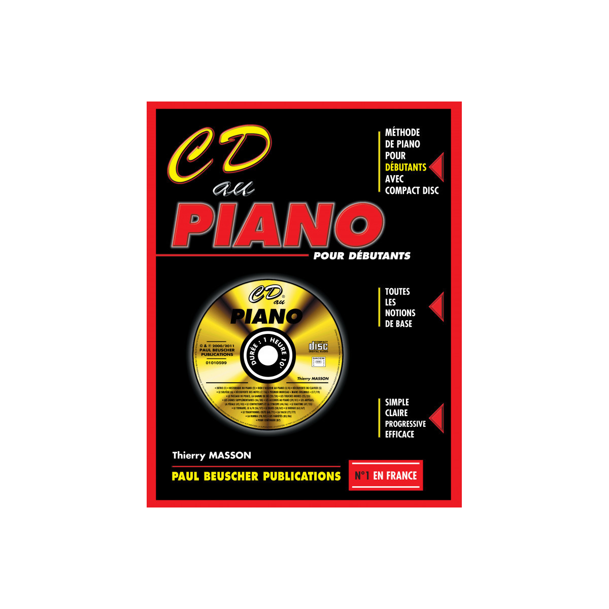 CD au Piano - Thierry Masson - Editions Paul Beuscher