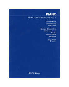 Piano - pièces contemporaines Vol.1
