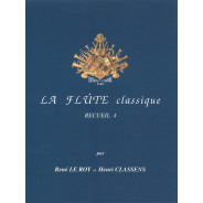 La Flûte classique Vol.4 - Le Roy Classens - Editions Combre