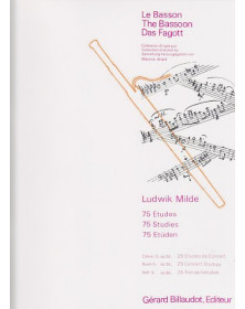 Ludwik Milde : 75 Etudes Vol. 3 Opus 26