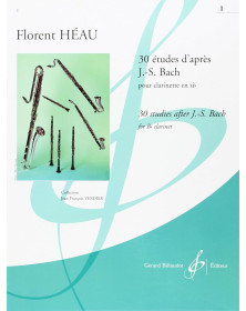 Florent HÉAU : 30 Etudes D'Apres J.S. Bach Vol. 1