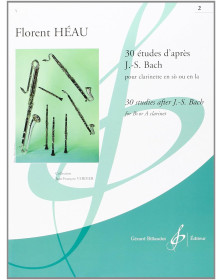 Florent Héau : 30 Etudes d'après J.S. Bach Vol. 2