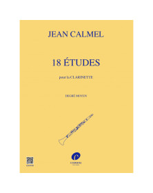 Jean Calmel :18 Etudes pour Clarinette