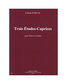 Claude Pascal : Trois (3) Etudes-caprices