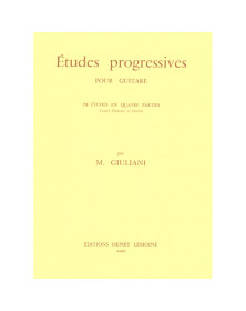 Mauro Giuliani : 158 Etudes progressives