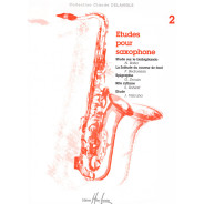 Claude Delangle : Etudes pour saxophone Vol.2