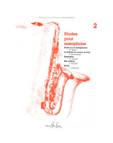 Claude Delangle : Etudes pour saxophone Vol.2