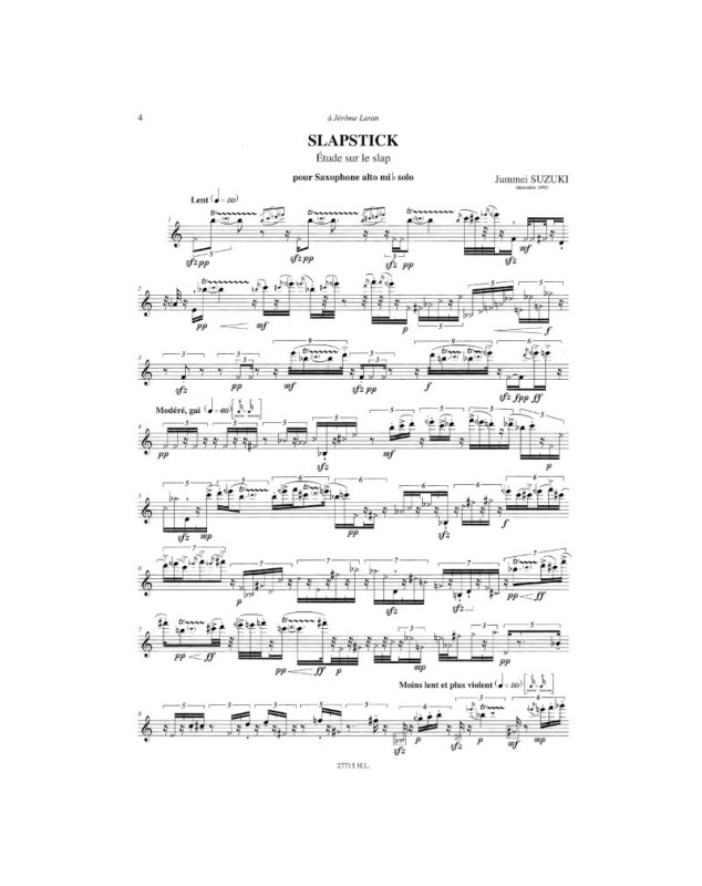 Etudes pour saxophone Vol.1 - Claude Delangle - Henry Lemoine