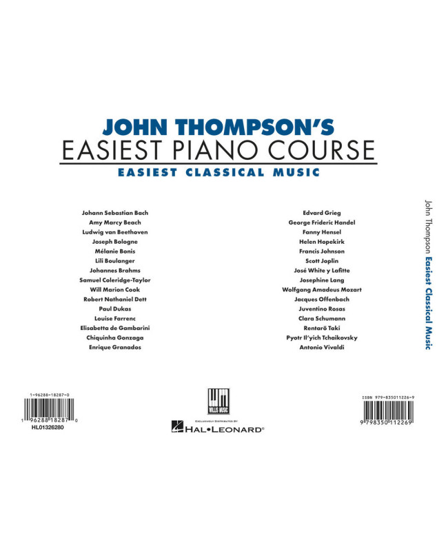 John Thompson’s Easiest Classical Music