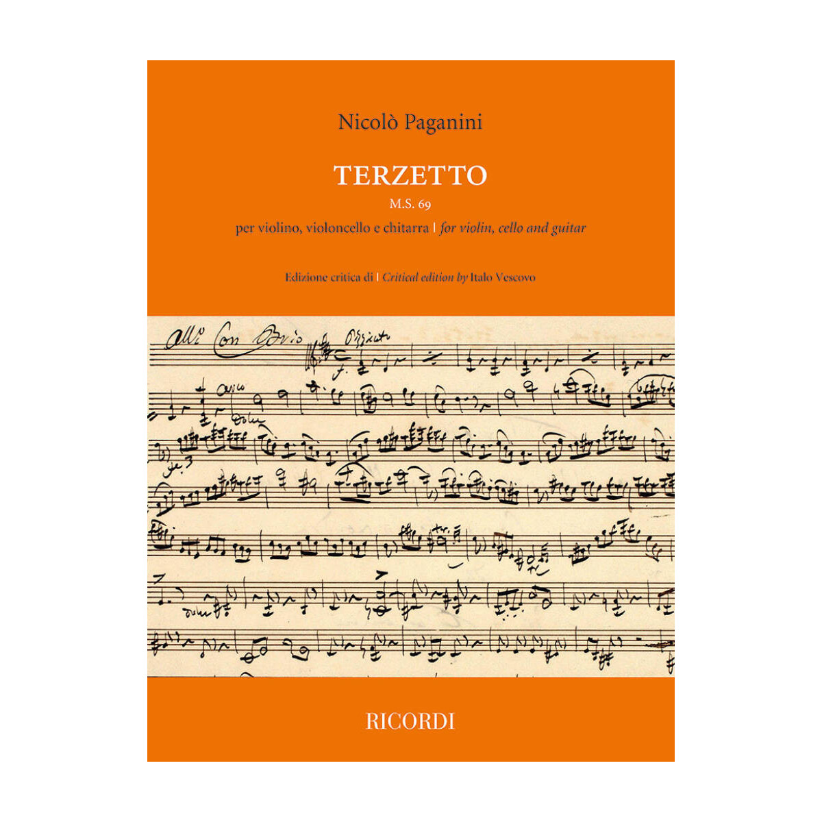 Nicolo Paganini : Terzetto M.S. 69
