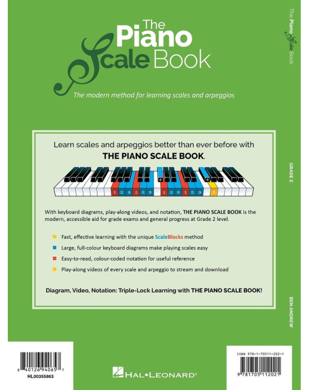 Ben Andrew : The Piano Scale Book - Grade 2