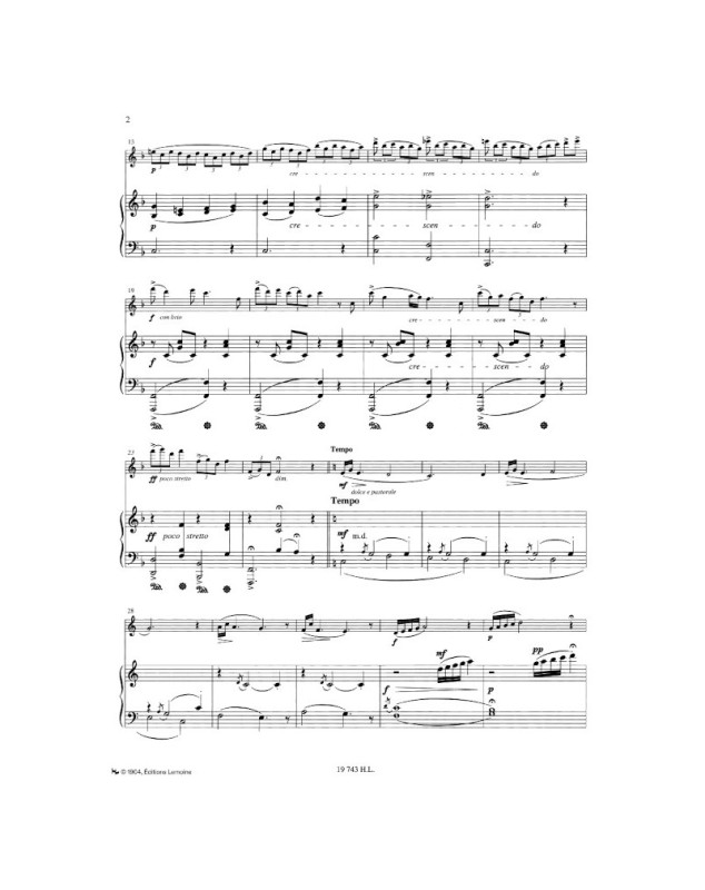 Jules Mouquet : Flute De Pan Op.15